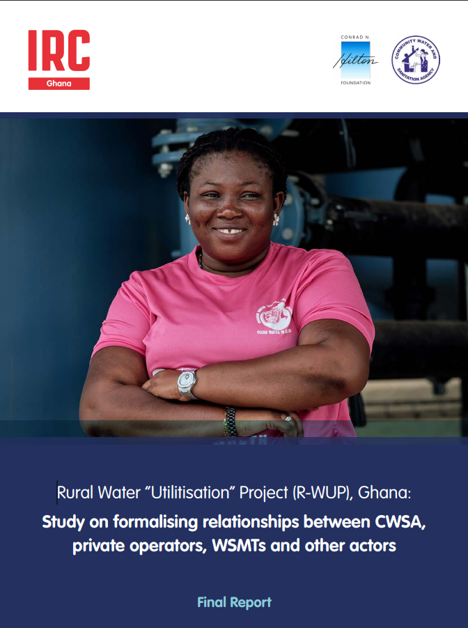 Study on formalising relationships between CWSA, private operators, WSMTs and other actors