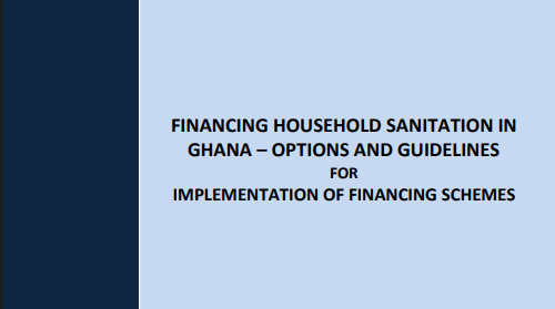 Sanitation Financing Options and Guideline Paper for UNICEF 2