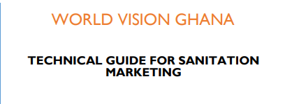 Technical Guide for Sanitation Marketing WVG